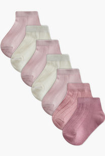 Pack of 7 Juniors Baby Boys Socks Ribbed Design-undefined-image-1