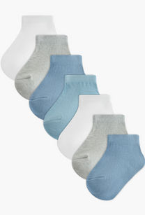 Pack of 7 Juniors Baby Boys Socks Textured Design-undefined-image-1