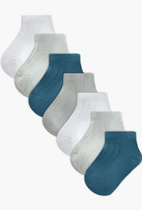 Pack of 7 Juniors Baby Boys Socks Ankle Length-undefined-image-1
