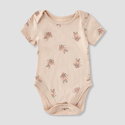 Juniors 9-Piece Girls Gift Set - Cotton - Sleeveless T-shirt, Pyjamas, Bib, Booties - Printed