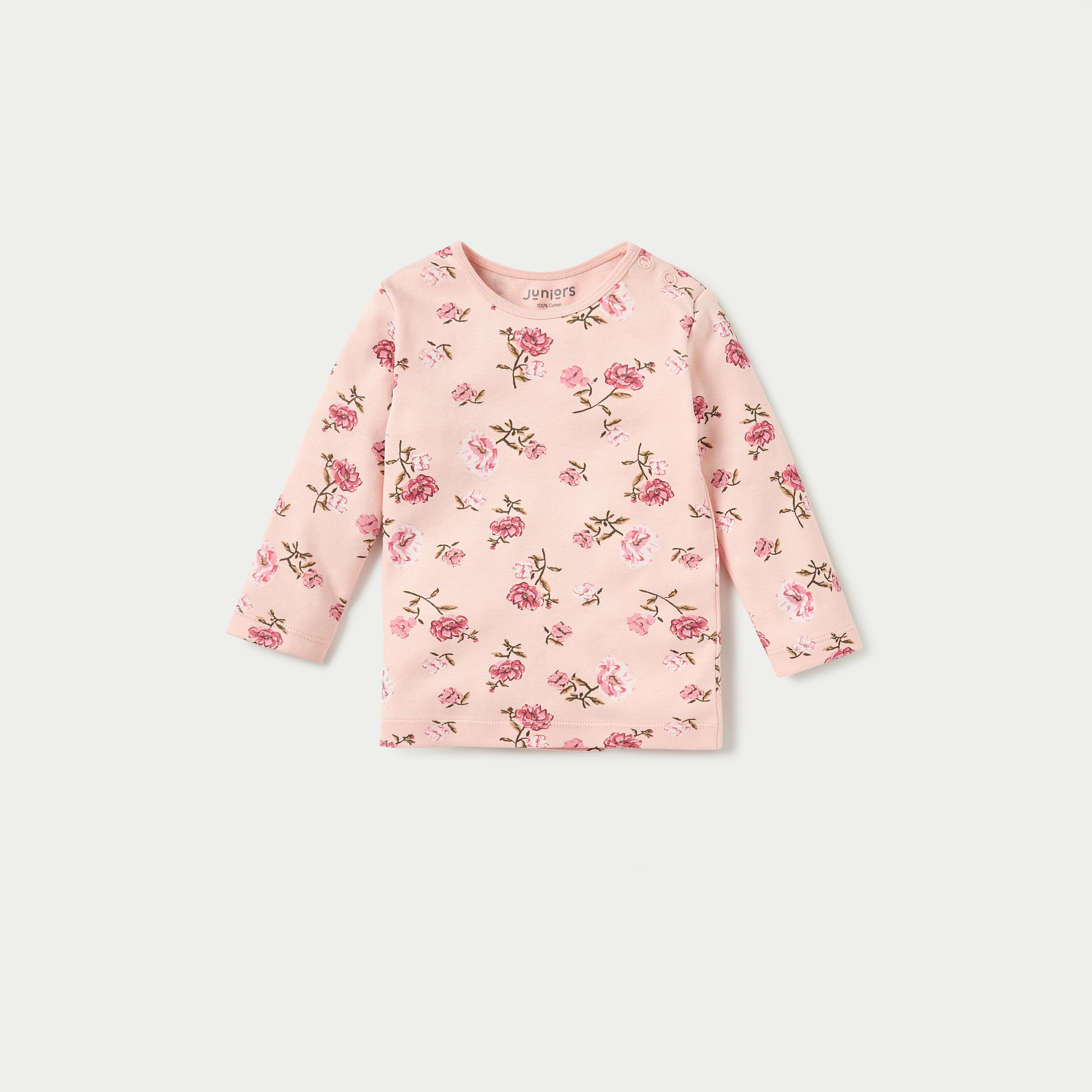 Juniors Printed T-shirt and Pyjama Set