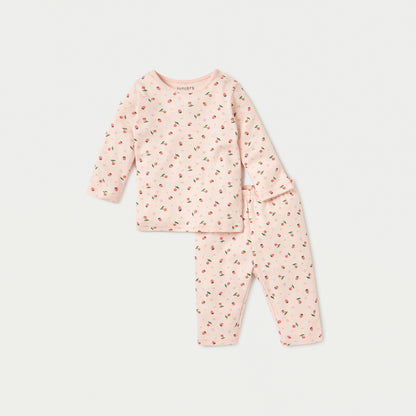 Juniors All-Over Pineapple Print T-shirt and Pyjama Set