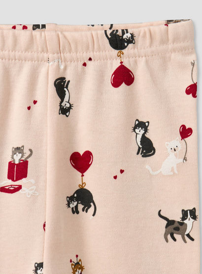 Juniors Cotton Round Neck Long Sleeve Pyjama Set with Cat Print-baby-girls-clothing-nightwear-pyjamasets-image-7
