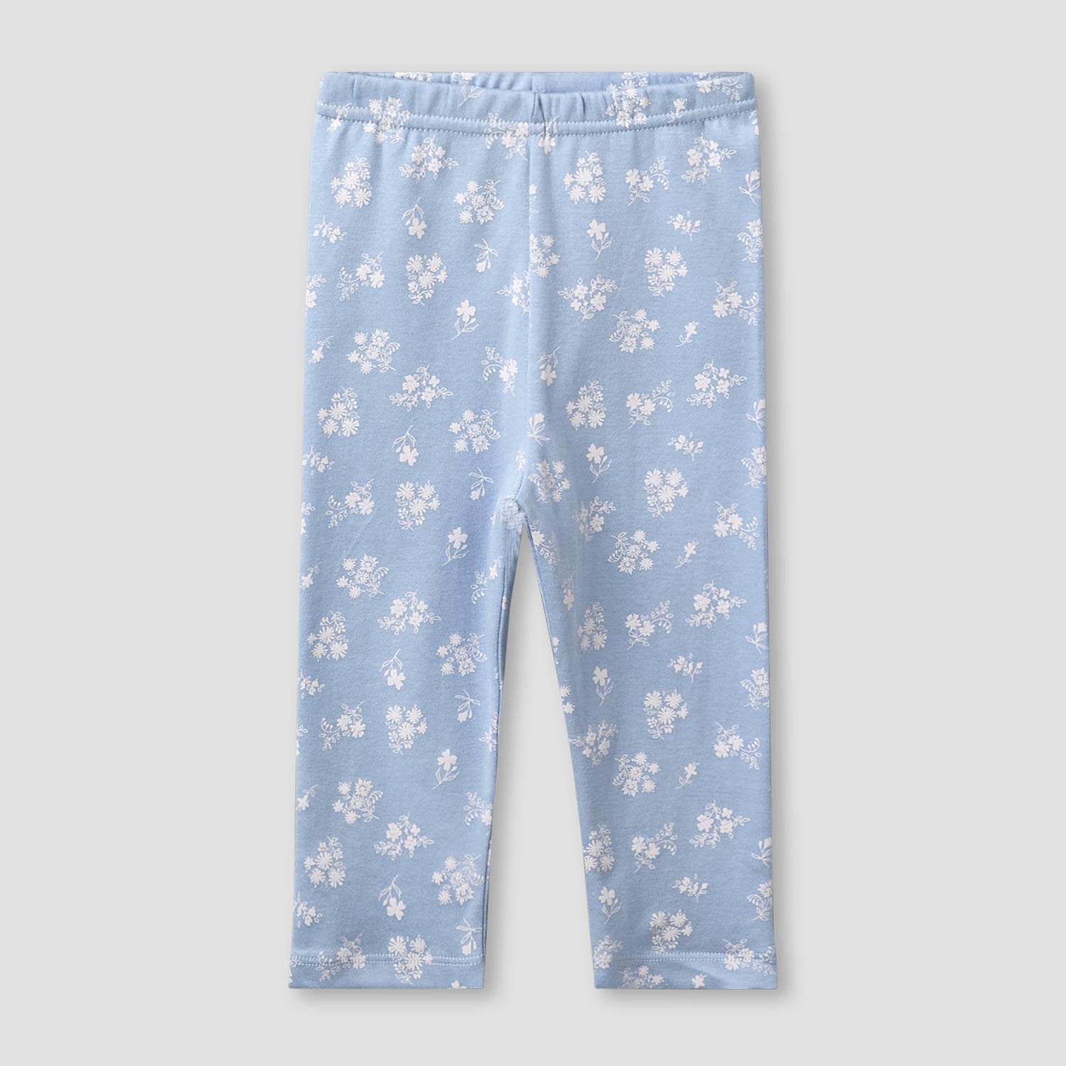 Juniors Cotton Round Neck Long Sleeve Pyjama Set with Floral Print
