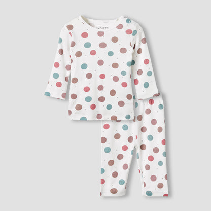 Juniors Polka Dot T-shirt and Pyjama Set
