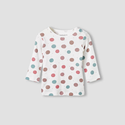 Juniors Polka Dot T-shirt and Pyjama Set