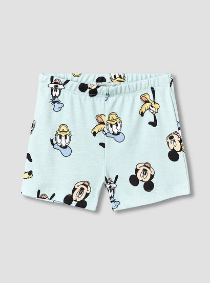 Disney Cotton Round Neck Short Sleeves T-shirt and Shorts Set with Mickey Mouse and Friends Print-baby-boys-clothing-setsandcoords-image-4