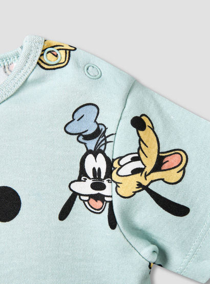 Disney Cotton Round Neck Short Sleeves T-shirt and Shorts Set with Mickey Mouse and Friends Print-baby-boys-clothing-setsandcoords-image-6