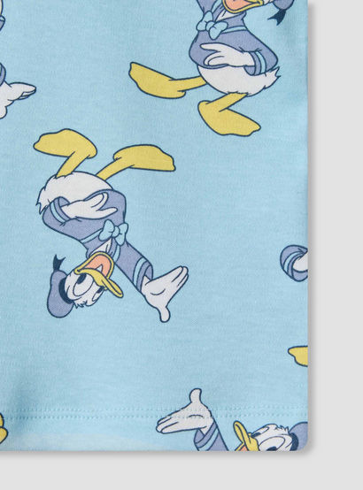 Disney Round Neck Short Sleeves T-shirt and Shorts Set with Donald Duck Print-baby-boys-clothing-setsandcoords-image-6