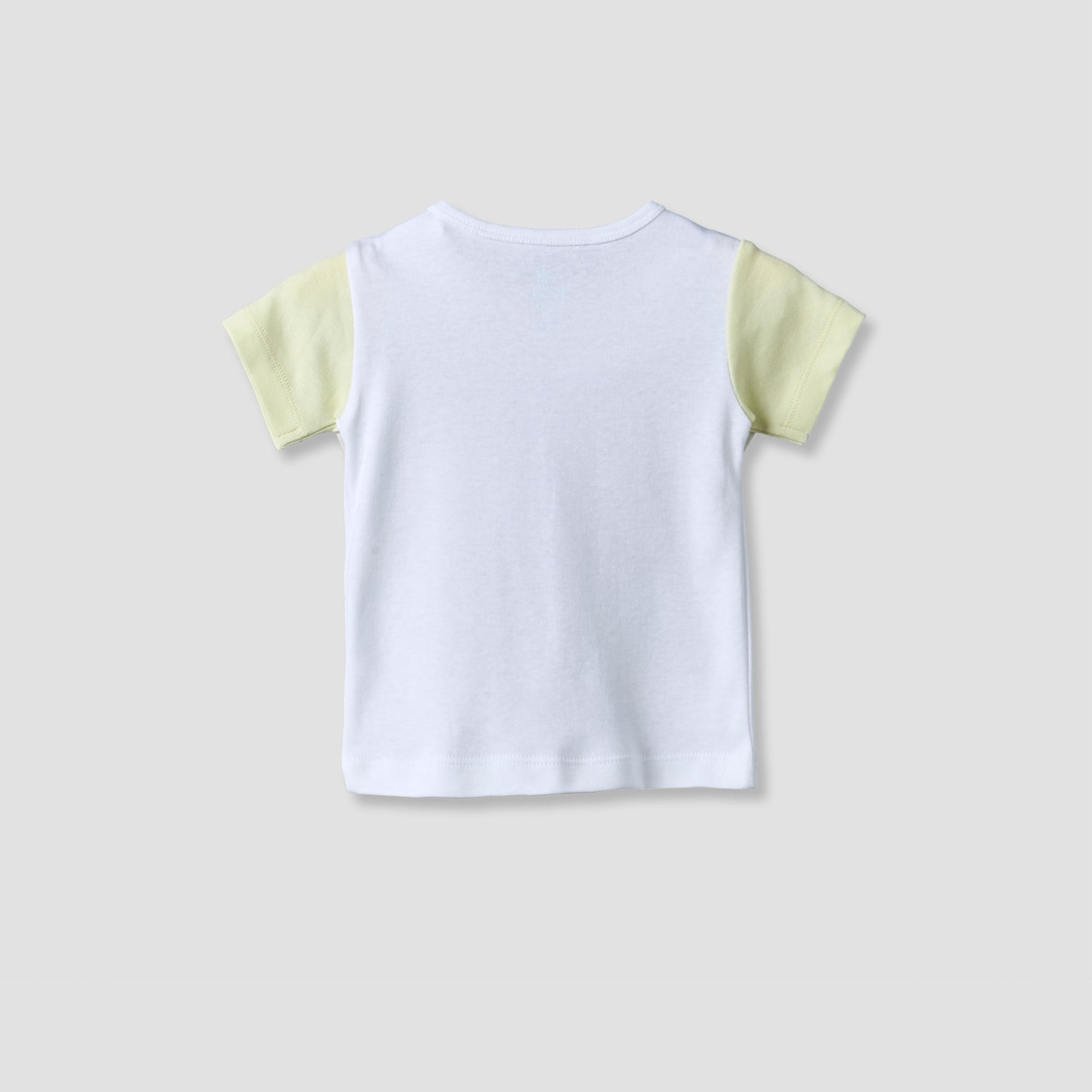 Disney Round Neck Short Sleeves T-shirt and Shorts Set with Stitch Print