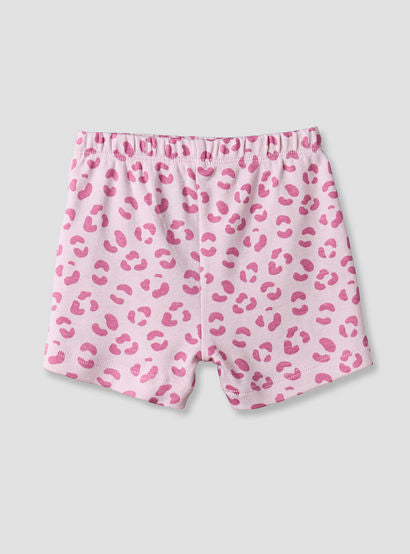 Disney Crew Neck Short Sleeve T-shirt and Shorts Set with Minnie Mouse Print-baby-girls-clothing-setsandcoords-image-5