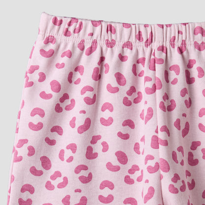 Disney Crew Neck Short Sleeve T-shirt and Shorts Set with Minnie Mouse Print
