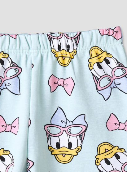 Disney Crew Neck Short Sleeve T-shirt and Shorts Set with Daisy Duck Print-baby-girls-clothing-setsandcoords-image-9