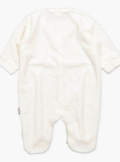 Juniors Textured Closed Feet Sleepsuit with Button Closure-baby-boys-clothing-nightwear-sleepsuits-image-2