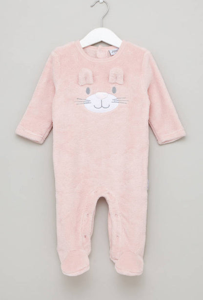 Juniors Textured Closed Feet Sleepsuit with Long Sleeves