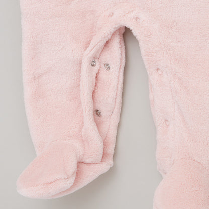 Juniors Textured Closed Feet Sleepsuit with Long Sleeves