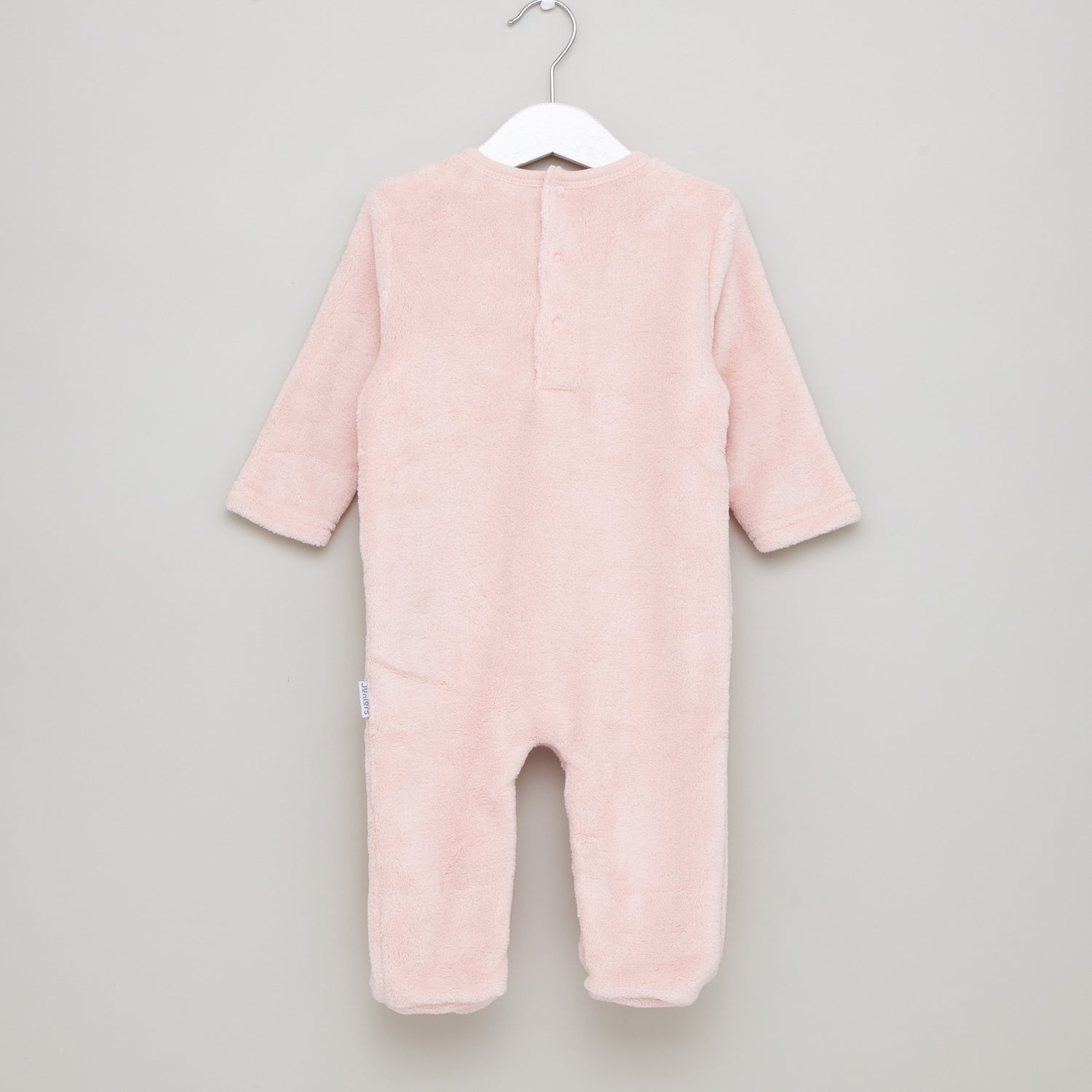 Juniors Textured Closed Feet Sleepsuit with Long Sleeves