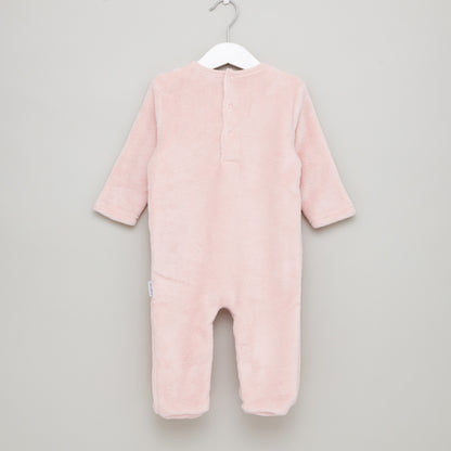 Juniors Textured Closed Feet Sleepsuit with Long Sleeves