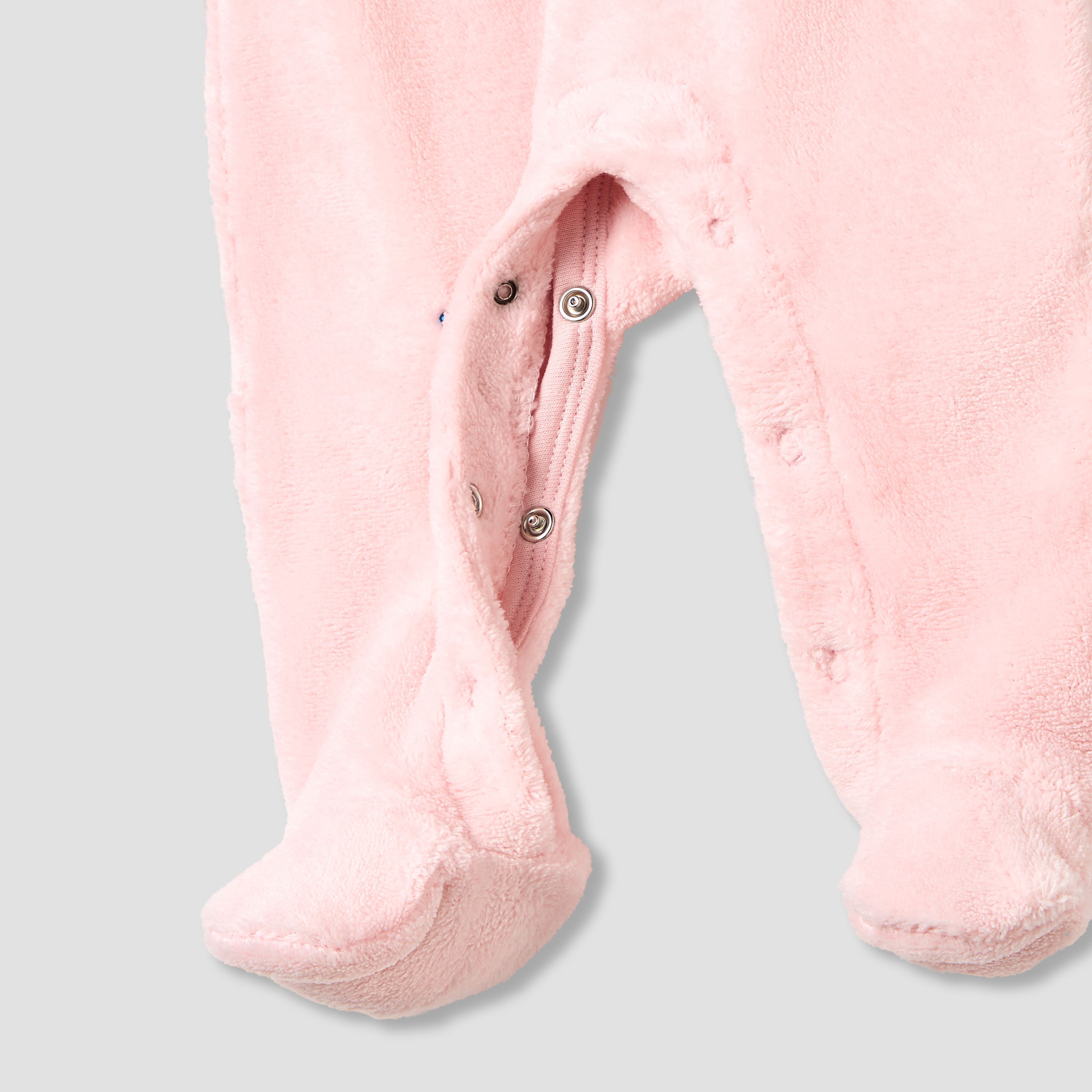 Juniors Round Neck Sleepsuit with Closed Feet - Polyester - Long Sleeves