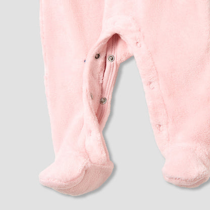 Juniors Round Neck Sleepsuit with Closed Feet - Polyester - Long Sleeves