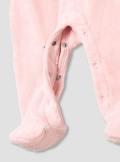 Juniors Round Neck Sleepsuit with Closed Feet - Polyester - Long Sleeves-baby-girls-clothing-nightwear-sleepsuits-image-4