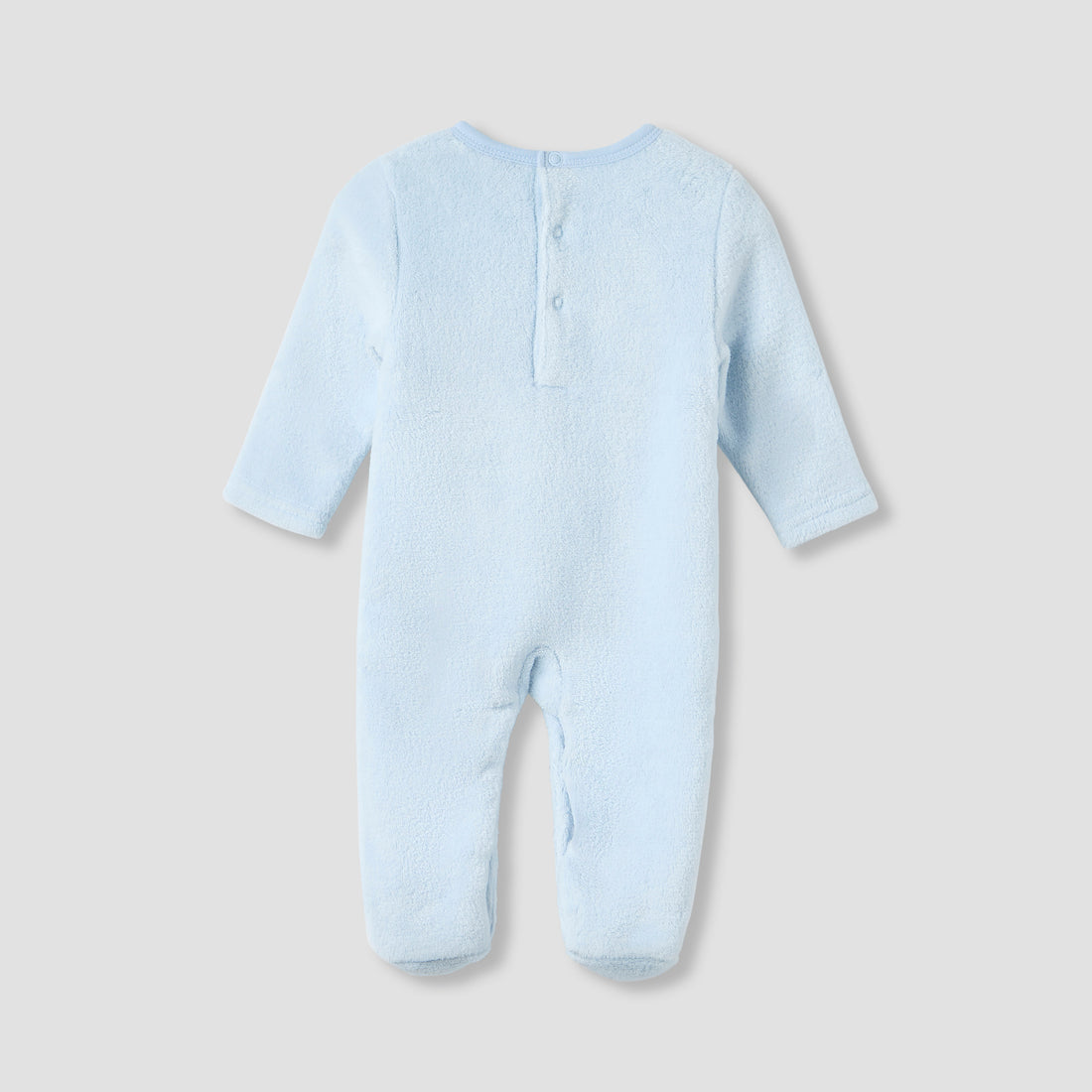 Juniors Round Neck Sleepsuit with Closed Feet - Polyester - Long Sleeves