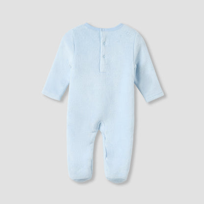 Juniors Round Neck Sleepsuit with Closed Feet - Polyester - Long Sleeves