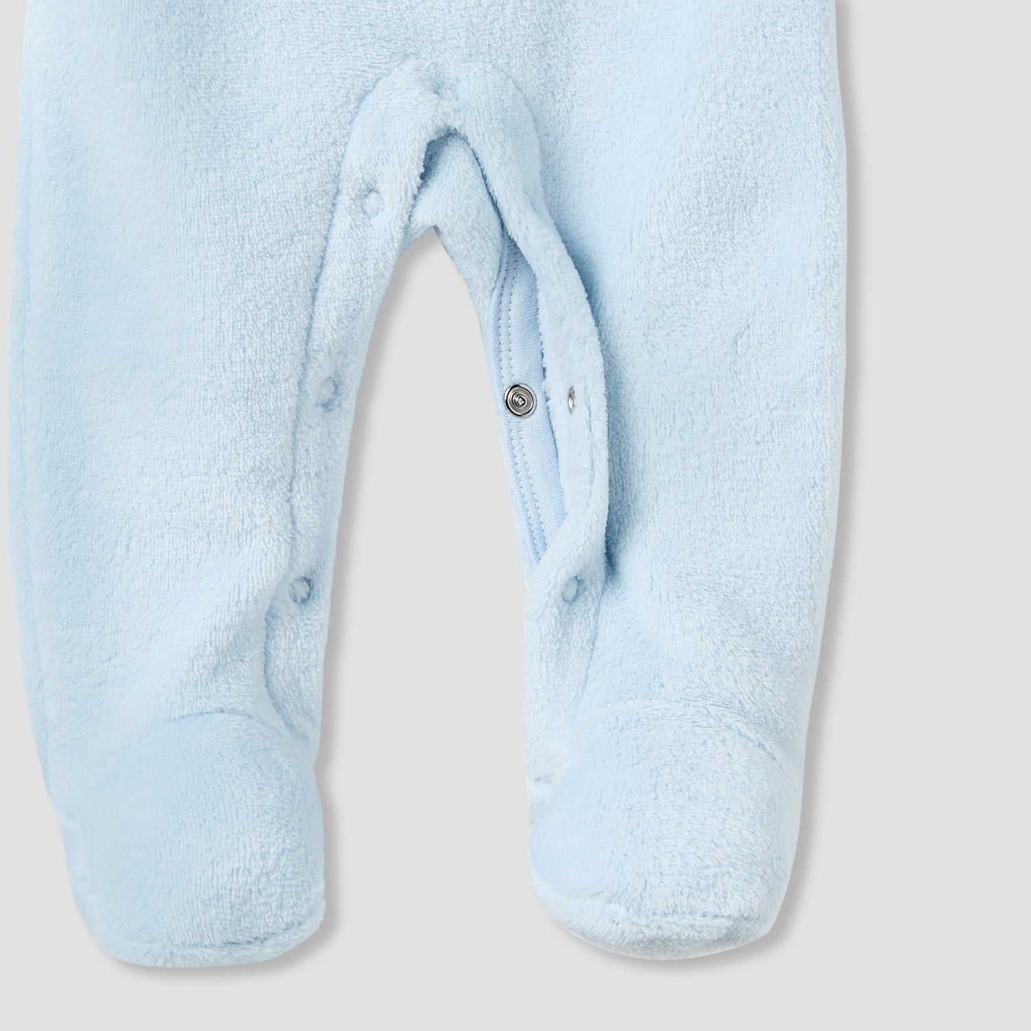 Juniors Round Neck Sleepsuit with Closed Feet - Polyester - Long Sleeves