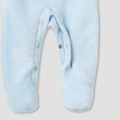 Juniors Round Neck Sleepsuit with Closed Feet - Polyester - Long Sleeves