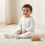 Juniors Embossed Star Sleepsuit with Long Sleeves-undefined-image-1