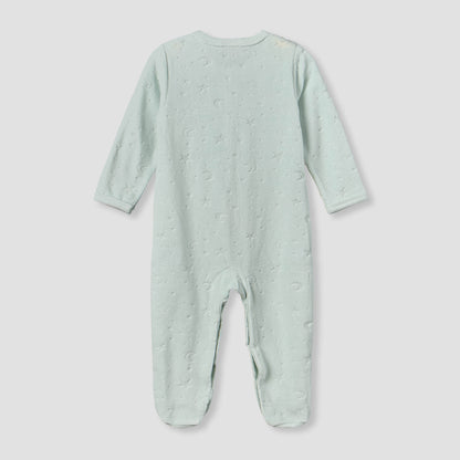 Juniors Embossed Star Sleepsuit with Long Sleeves