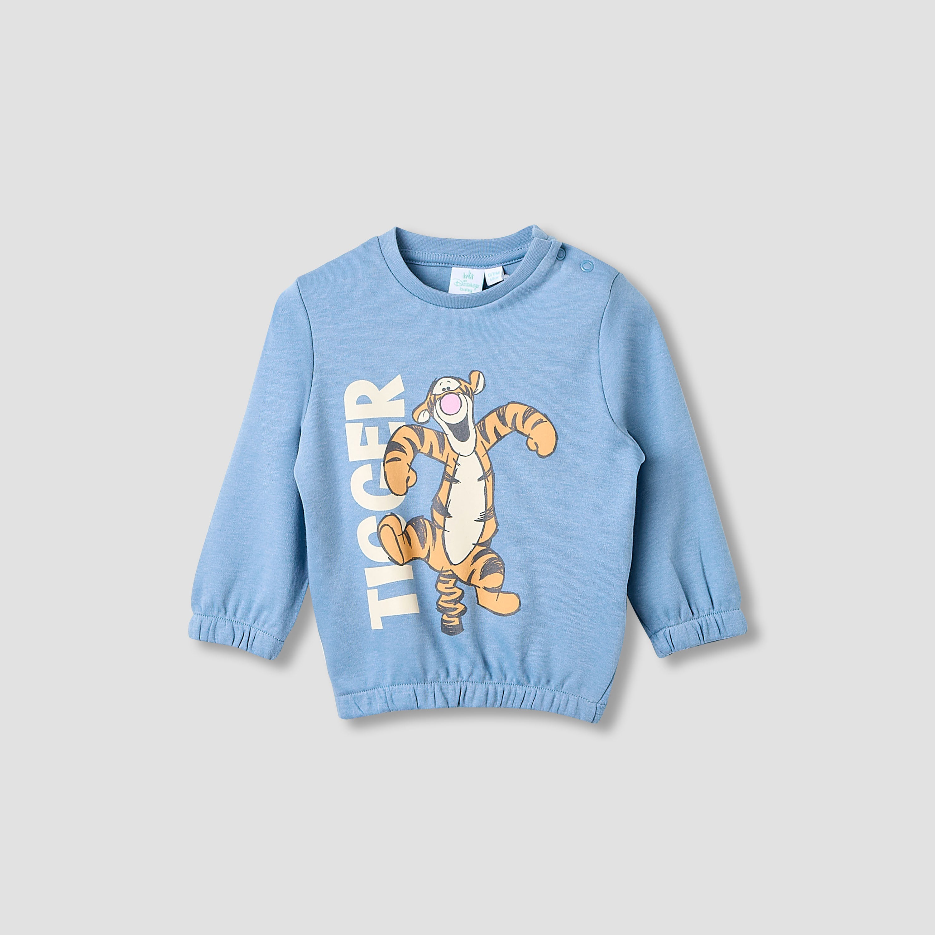 Juniors Pyjama Set with Tigger Print - Cotton - Long Sleeves - Round Neck
