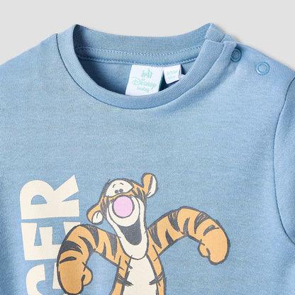Juniors Pyjama Set with Tigger Print - Cotton - Long Sleeves - Round Neck
