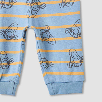 Juniors Pyjama Set with Tigger Print - Cotton - Long Sleeves - Round Neck