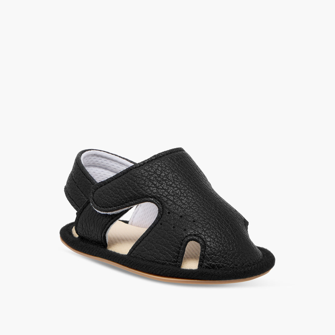 Juniors Textured Booties with Hook and Loop Closure
