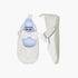 Juniors Bow Accent Booties with Hook and Loop Closure - Cream / 12-18 mths