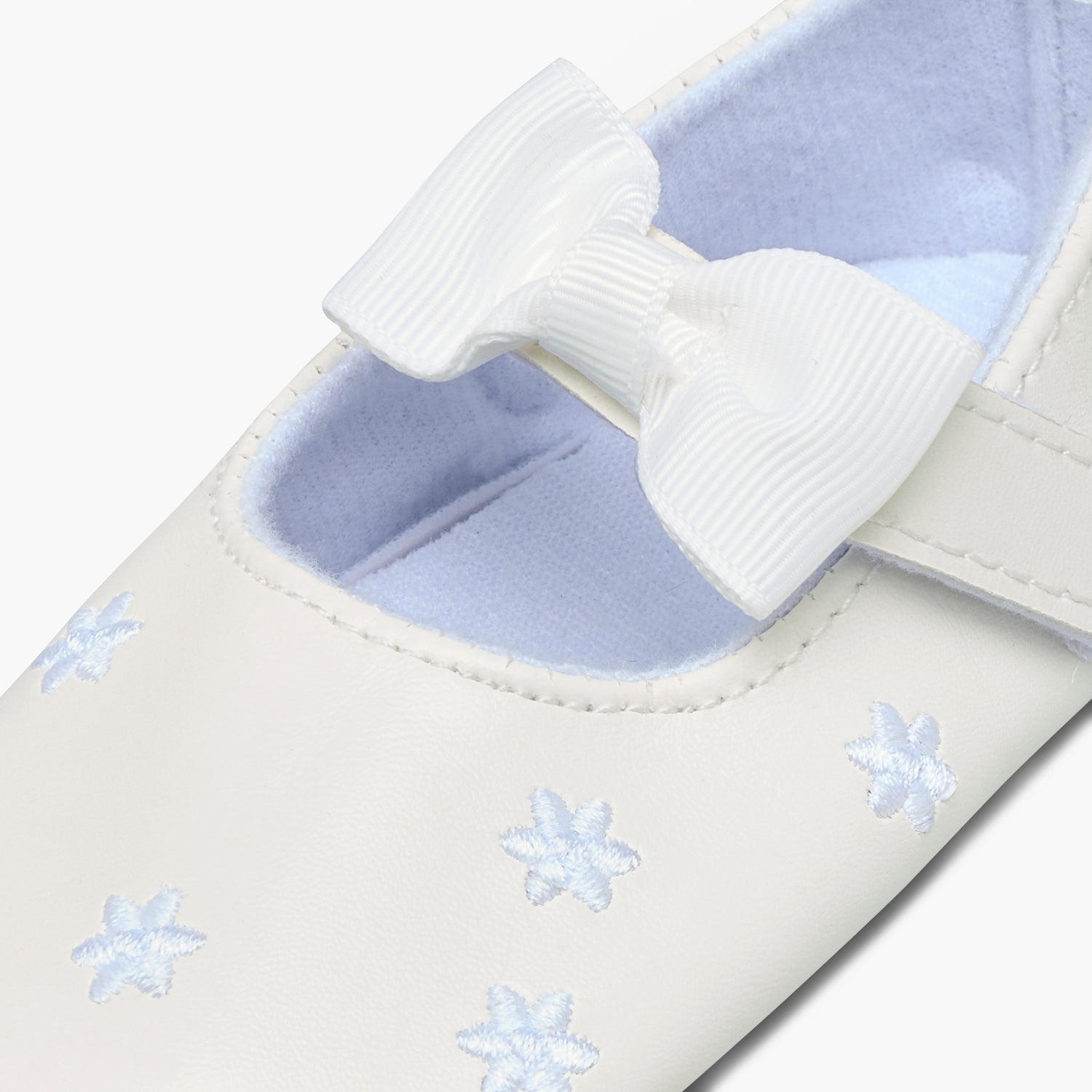 Juniors Bow Accent Booties with Hook and Loop Closure