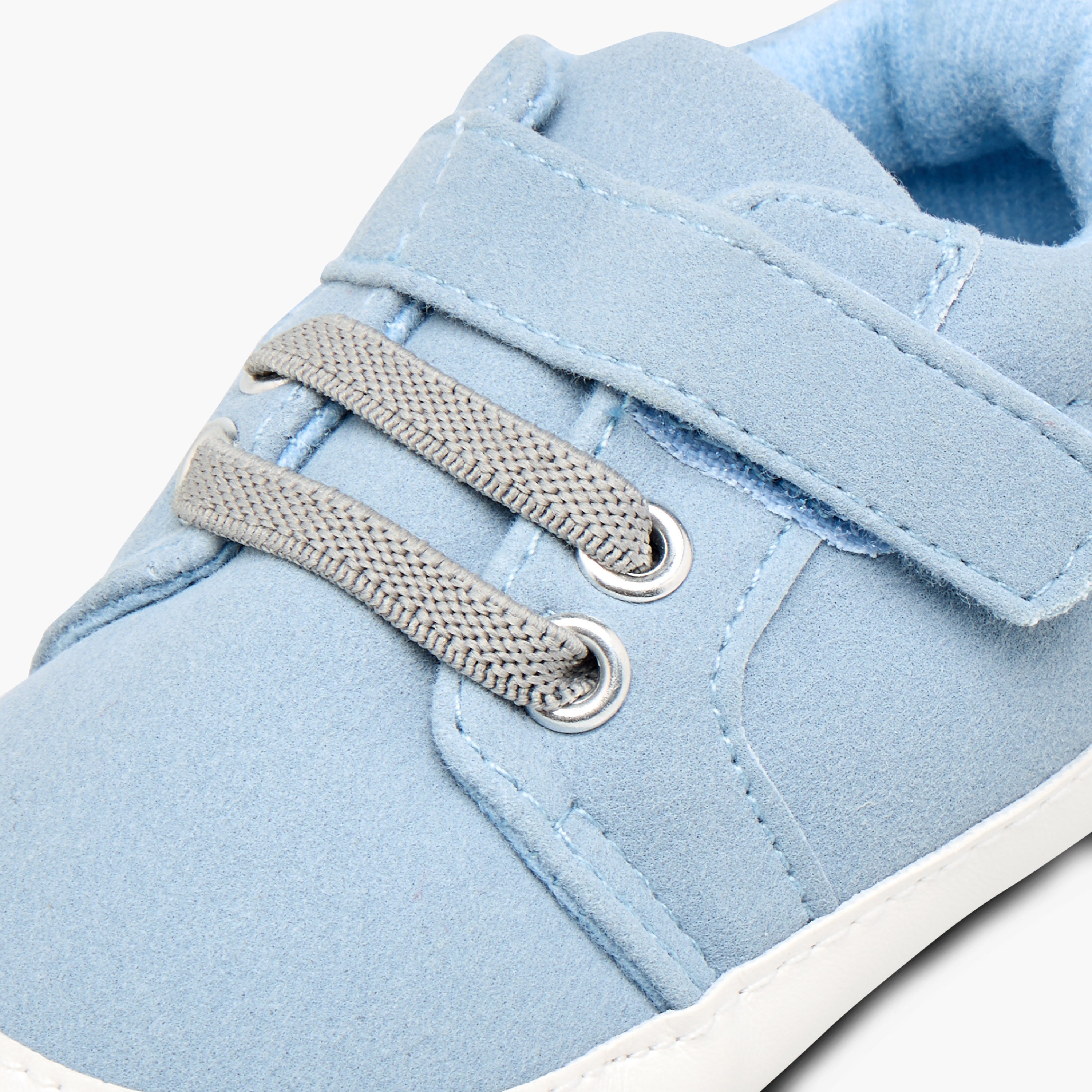 Juniors Dinosaur Embroidered Booties with Hook and Loop Closure