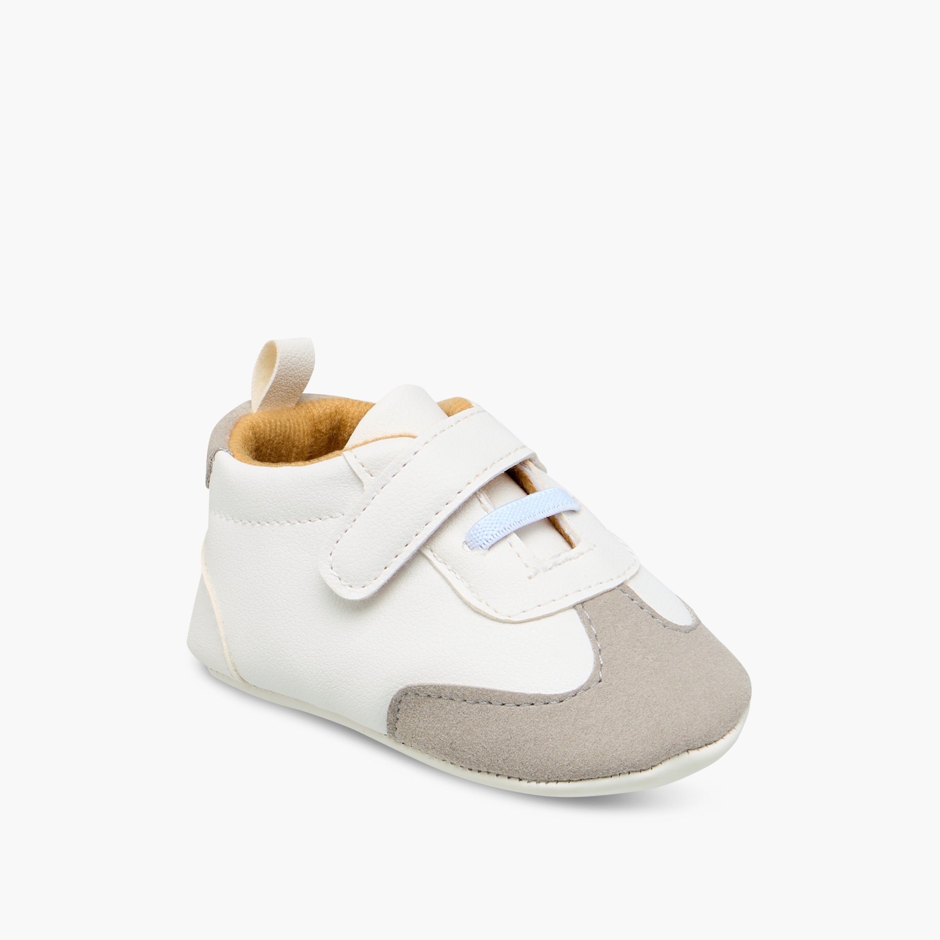 Juniors Panelled Booties with Hook and Loop Closure