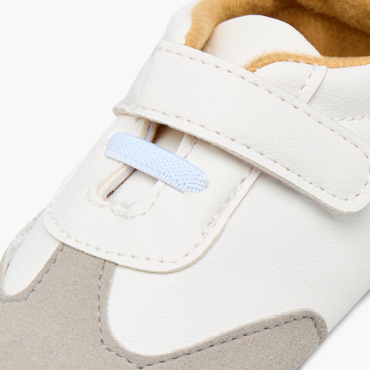 Juniors Panelled Booties with Hook and Loop Closure