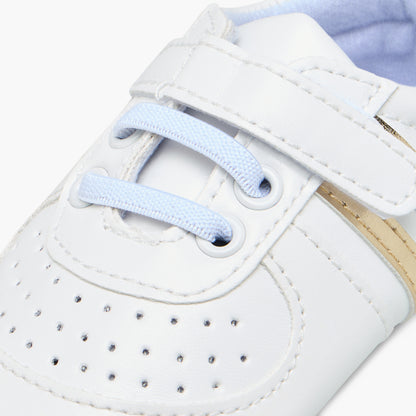 Juniors Panelled Booties with Hook and Loop Closure