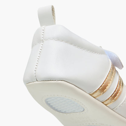 Juniors Panelled Booties with Hook and Loop Closure