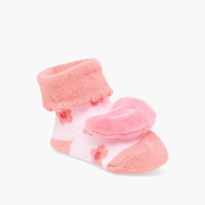 Juniors Applique Detail Slip-On Booties
