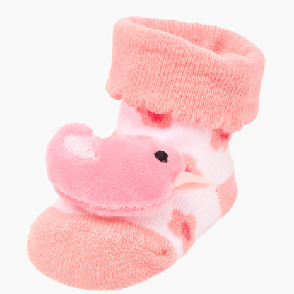 Juniors Applique Detail Slip-On Booties