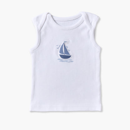 Set of 9 Juniors Clothing Gift Set with Sail Boat Print