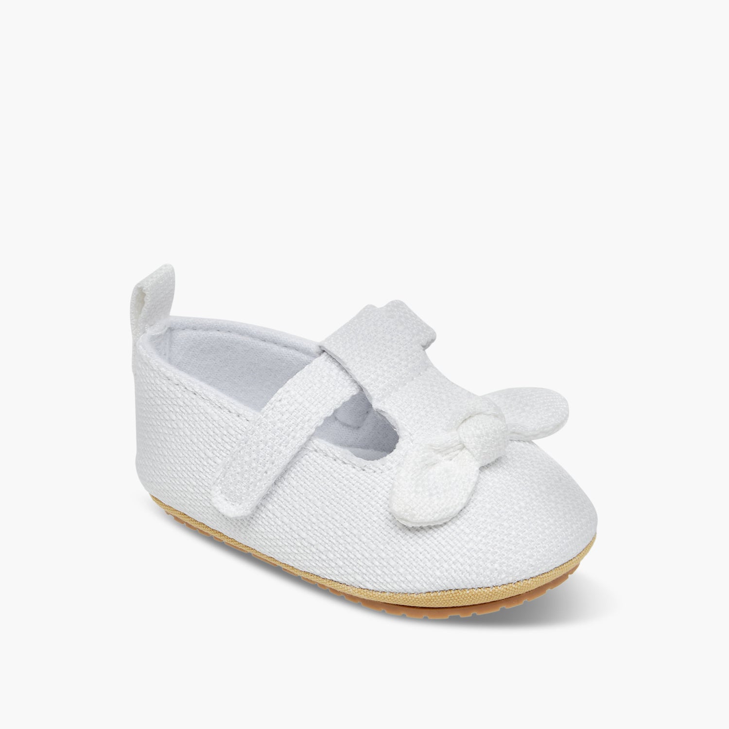 Juniors Girls Booties with Hook and Loop Closure - Soft Fabric