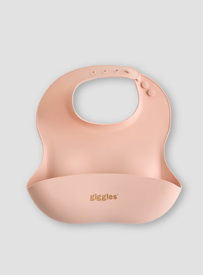 Giggles Silicone Bib with Button Closure - Set of 2-baby-feeding-bibs-image-3