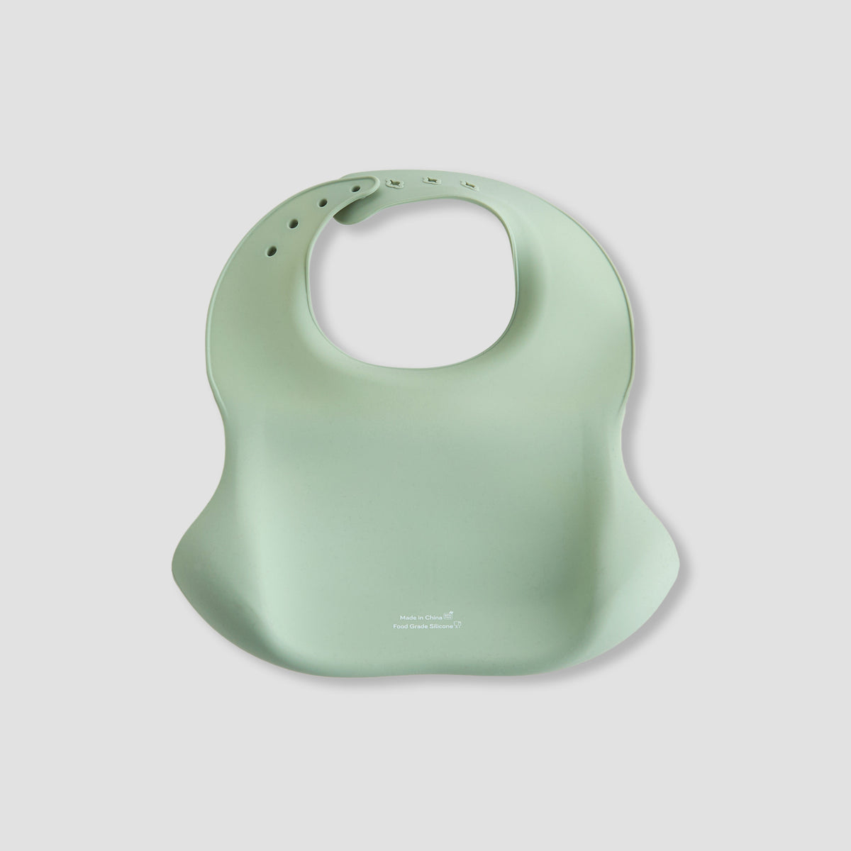 Giggles Silicone Bib with Button Closure - Set of 2