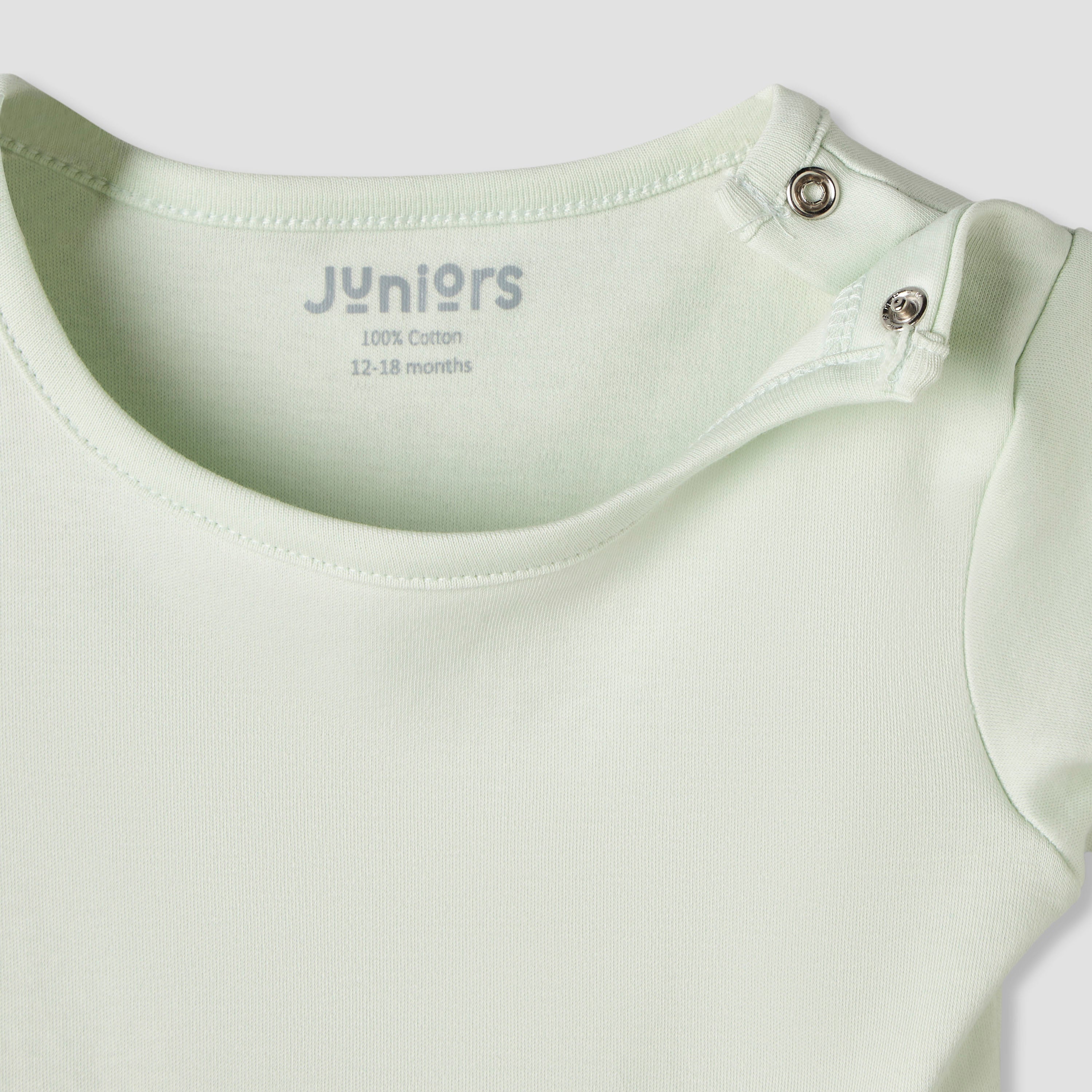Juniors Short Sleeves T-shirt and Dungaree Set with Fruit Print