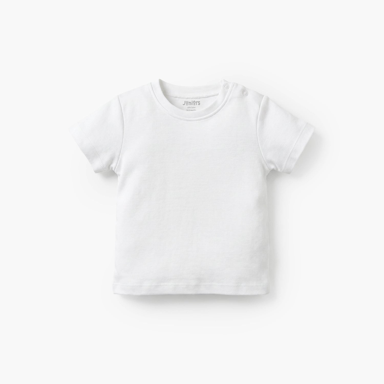 Juniors Crew Neck Short Sleeves T-shirt and Dungaree Set with Star Print